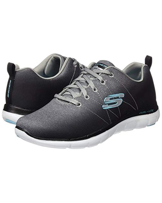 skechers flex appeal mujer marron