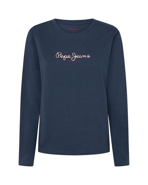 Fiore LS Camiseta Pepe Jeans de color Blue