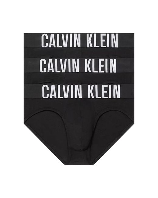 Calvin Klein 3Pk 000NB3607A Hip Briefs in Black für Herren