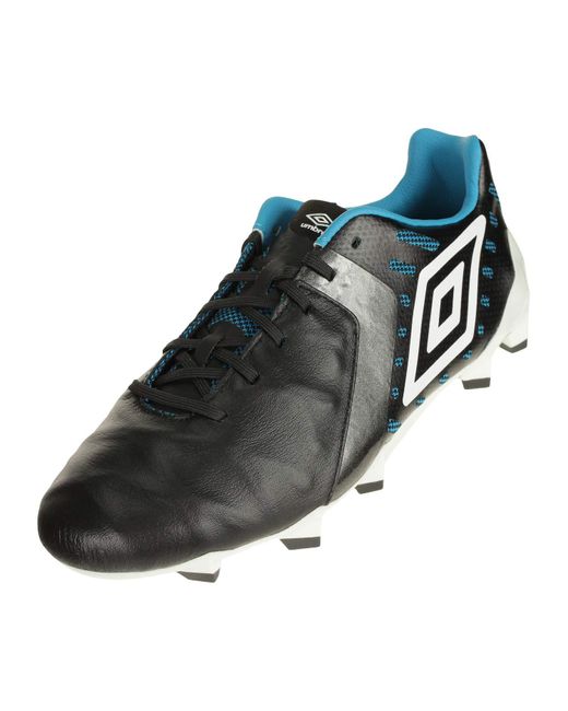Umbro Leather Medusae Ii Pro Firm Ground Soccer Shoe in Black/White (Black)  - Lyst