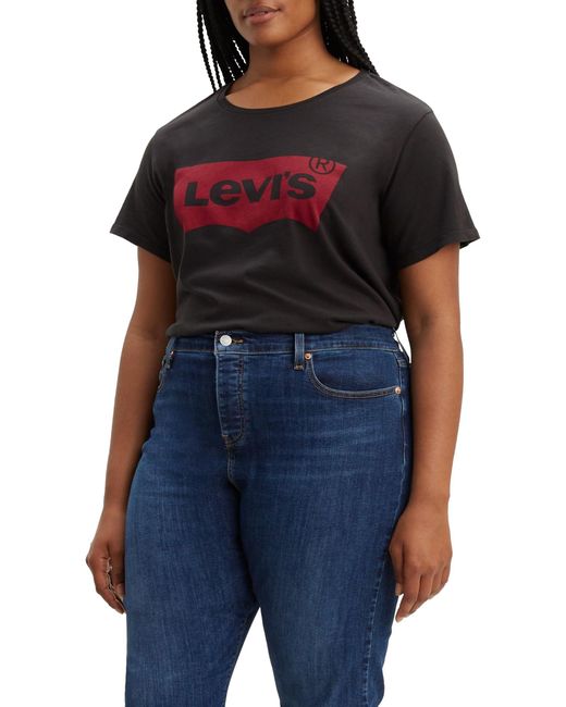 Levi's Black Plus Size Perfect Tee T-shirt
