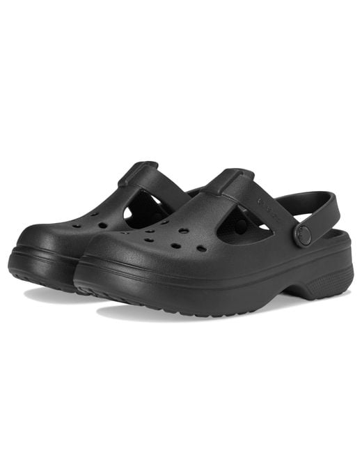 Classic Mary Jane Clog K CROCSTM de color Black