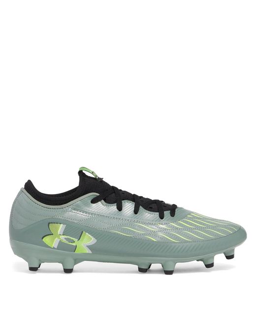 Under Armour S Magnetico Elite 4 Firm Ground Football Boots Silica Green 8.5 Uk