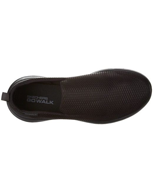Skechers Mens Go Walk Max-athletic Air Mesh Slip On Walking Shoe,black,9.5 Eee Us for men
