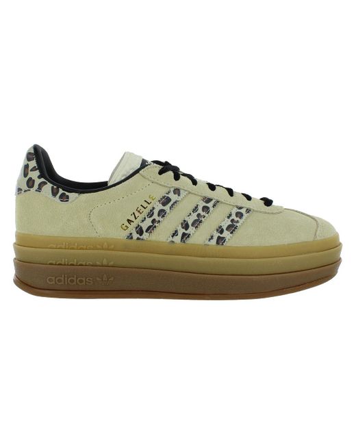 Adidas Gray Wmns Gazelle Bold Sneakers