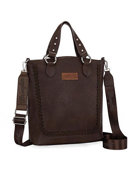 Wrangler Brown Top-handle Purse Convertible Backpack Crossbody Bags For