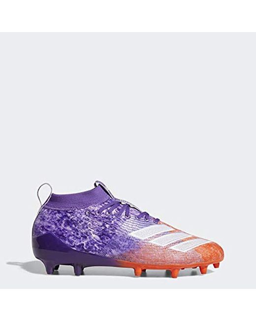 adidas Adizero 8.0 Snowcone Molded Cleats Shoes in Purple for Men | Lyst