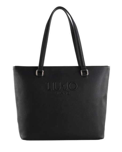 Liu Jo Black Shopper Schultertasche Halona ESC Tote Bag Nero schwarz