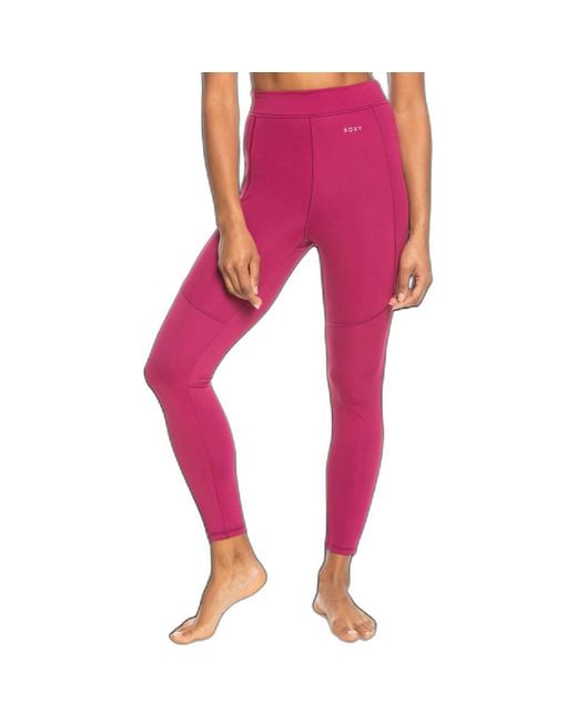 Roxy Pink Fitness Leggings For