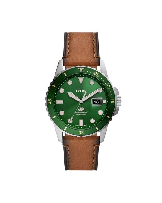 Fossil Green Watch For Blue for men