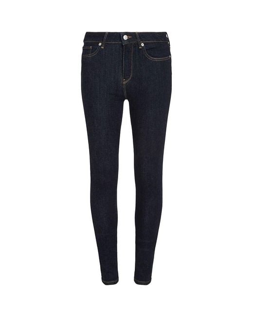 Nos Como Skinny Rw Rinse Ww0Ww42487 Tommy Hilfiger de color Blue