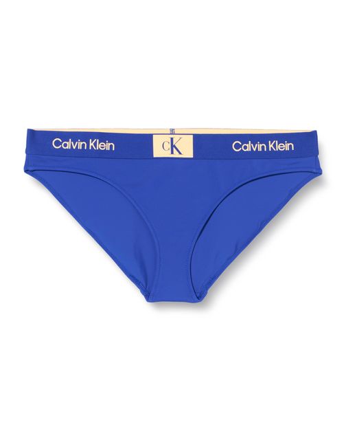 Slip Bikini Donna Sportivo di Calvin Klein in Blue