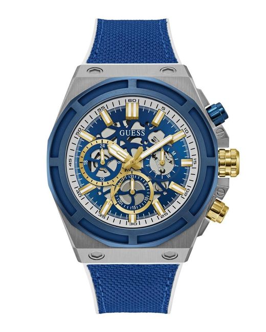 Guess Blue Gw0713g1 S Masterpiece Watch