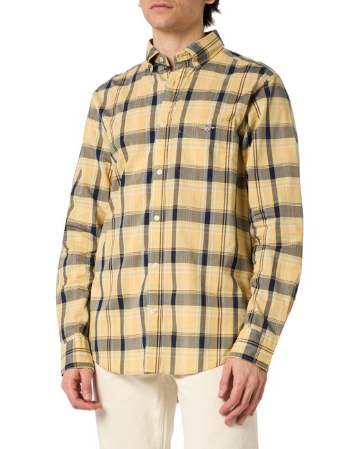 Gant Natural Reg Colorful Poplin Check Shirt for men