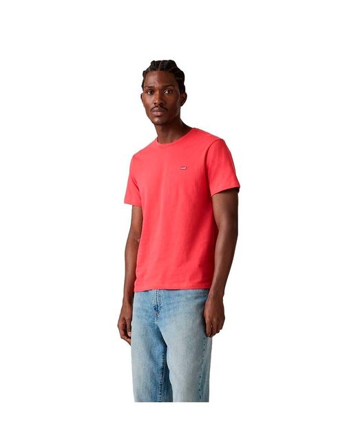 SS Original Hm tee Camiseta Levi's de hombre de color Red