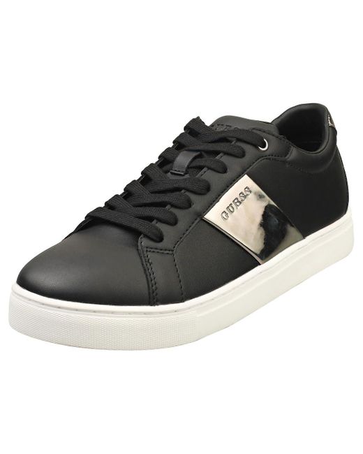 Guess Fl7todele12 Womens Casual Trainers In Black - 6 Uk