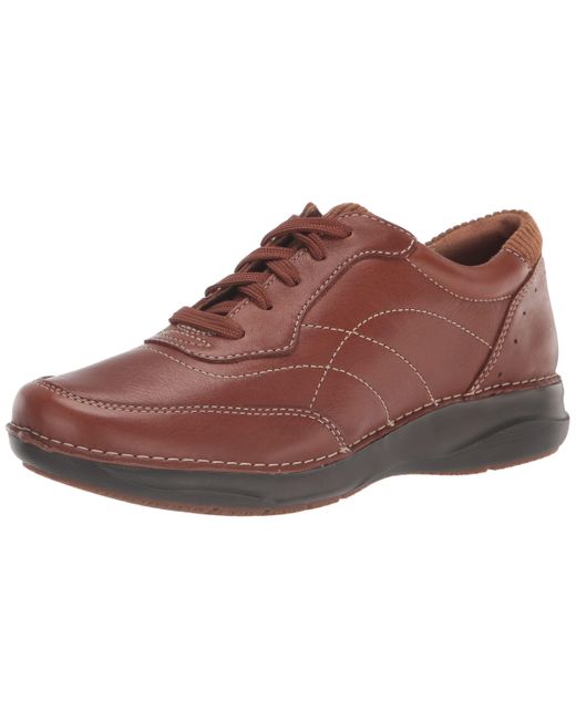 Clarks Red Appley Tie Oxford