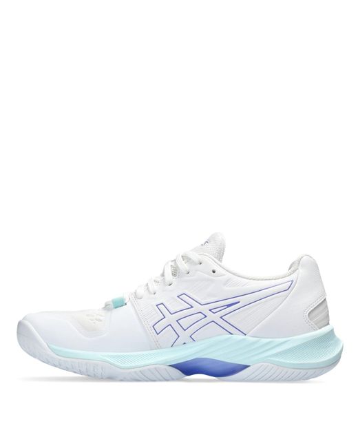 White netball shoes top