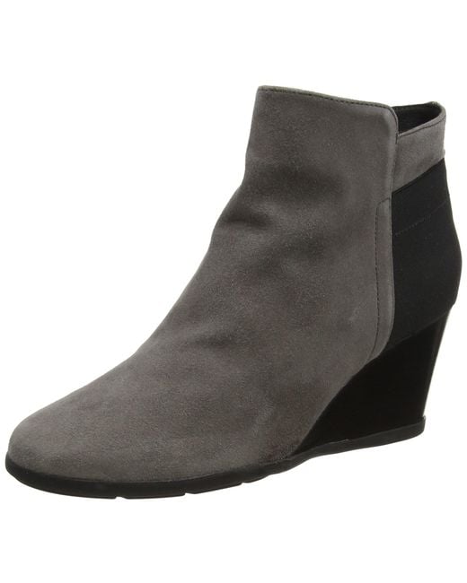Geox Black S D Inspiration Wedge C Ankle Bootie