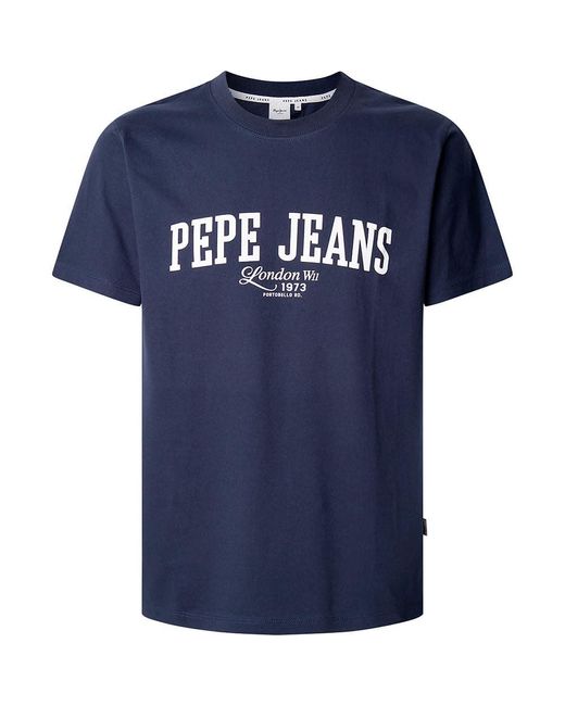 Pepe Jeans Derril Tee T-shirt in het Blue voor heren