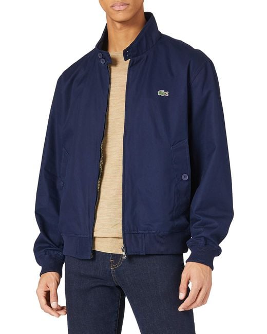 Lacoste BH1045 Jacket in Blau für Herren - Lyst