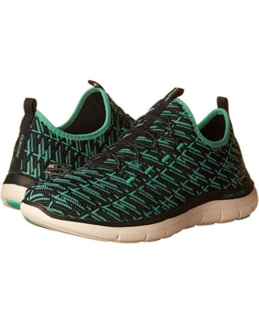 skechers flex appeal 2.0 mujer verdes