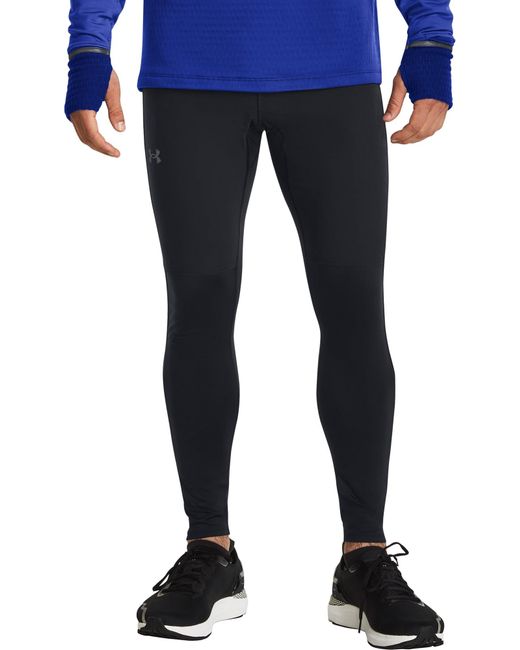 Under Armour Blue Ua Qualifier Elite Cold Tights - Aw23 for men