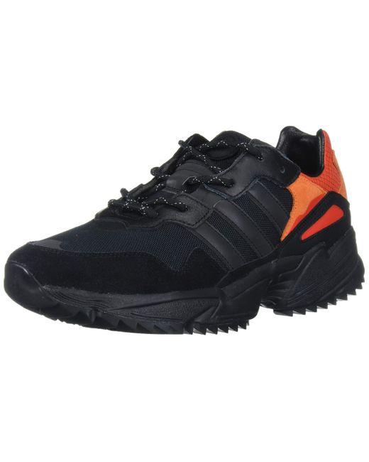 Adidas Black Originals Yung-96 Trail Reflective Shoes for men