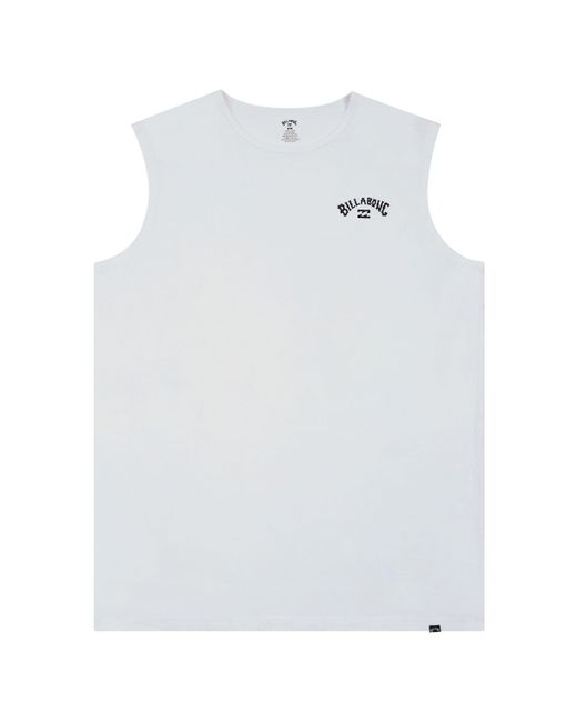 Billabong White Big And Tall Muscle Shirts For – Jersey Sleeveless Muscle T for men