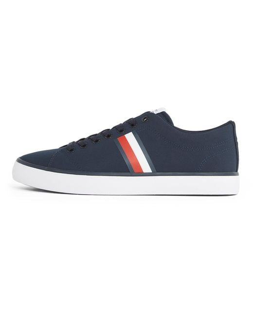 Baskets Vulcanisées Core Stripes Mesh Basses Tommy Hilfiger pour homme en coloris Black
