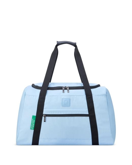 Benetton Blue Now Foldable Duffel Bag