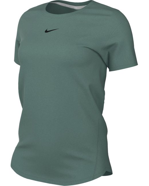 Damen One Classic Dri-fit Short-Sleeve Top Nike de color Green