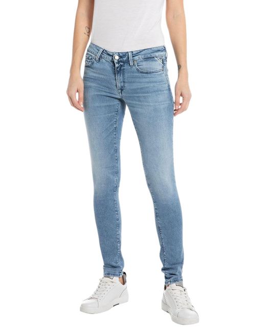 Replay Blue Wh689 New Luz 573 Clouds Jeans