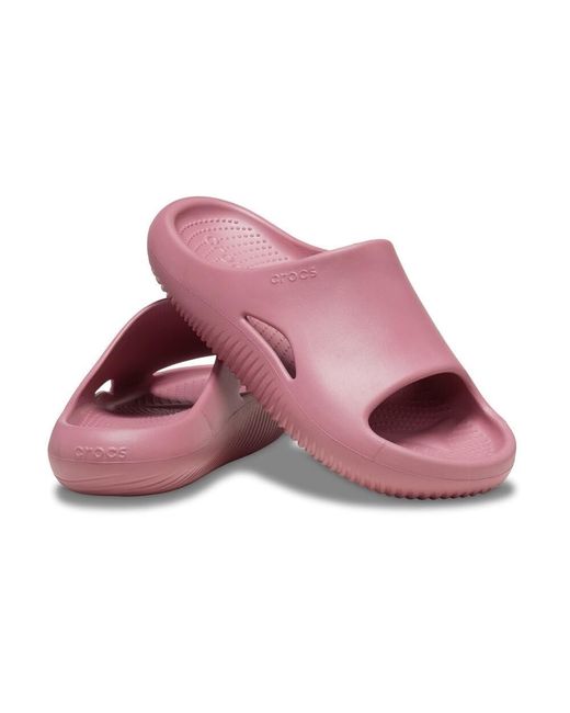 CROCSTM Pink Mellow Recovery Slide Cassis Size 5 Uk / 6 Uk