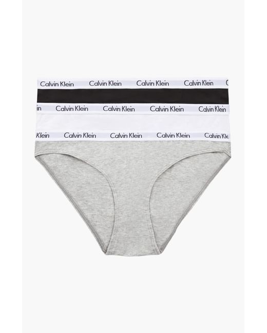 Calvin Klein White Bikini 3pk 000qd3588e Bikini Panties