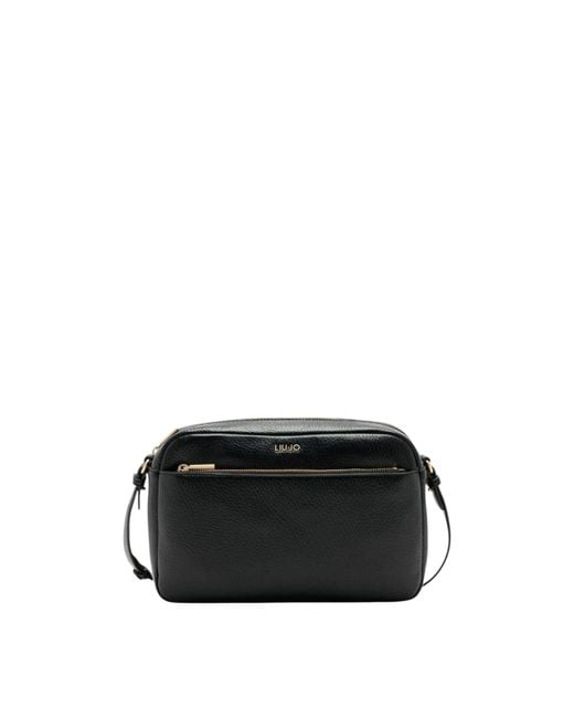 Liu Jo Black Umhängetasche AF5204E0027 Umhängetasche mit großem Fach mit Reißverschluss. Verfügt über eine Innentasche und einen