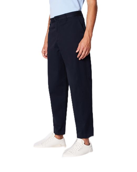 Emporio Armani Blue A|x Armani Exchange Clean Limited Milano Edition Cotton Trouser Pants for men