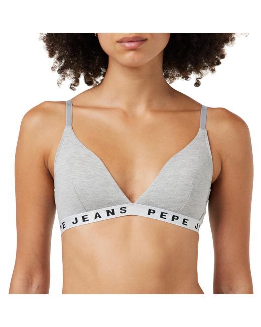 Logo B Bra L di Pepe Jeans in Gray