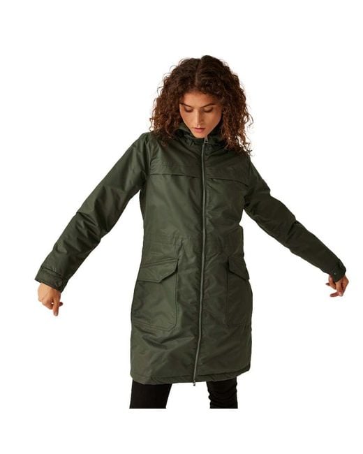 Romine II impermeable parka chaqueta with Isotex Regatta de color Green