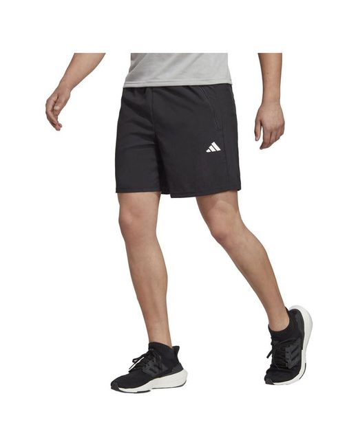 Train Essentials Woven Training Pantaloncini di Adidas in Black da Uomo