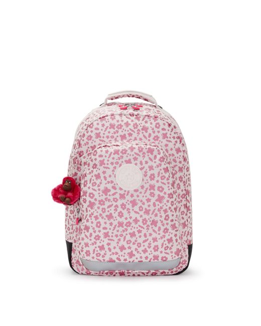 Kipling Backpack Class Room Magic Floral Pink Large