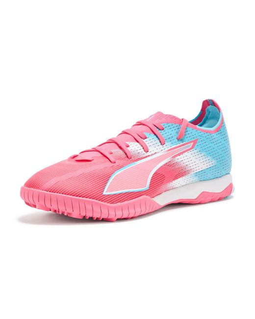 PUMA Men's Pink Ultra Match Turf Sneaker Soccer Cleats Sneaker