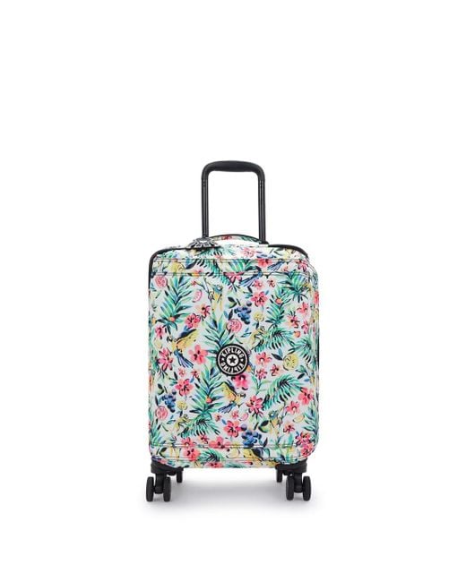 Kipling Blue Spontaneous Small Carry-on Wheeled Luggage for men