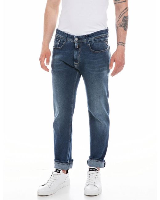 Replay Jeans Rocco Comfort-Fit mit Stretch in Blue für Herren