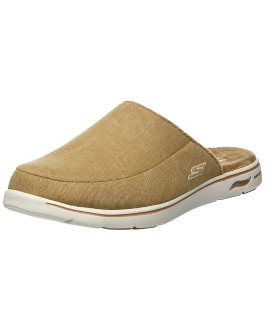 Skechers Arch Fit Lounge Slipper in Black for Men Lyst