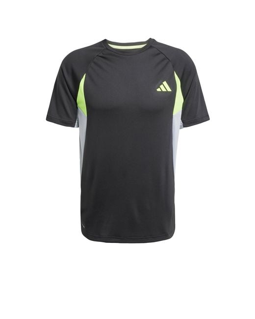Adidas Black Tech Apparel Colorblock T-shirt for men