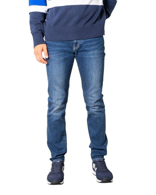 Emporio Armani Blue A | X Armani Exchange 5 Pocket Slim Denim for men