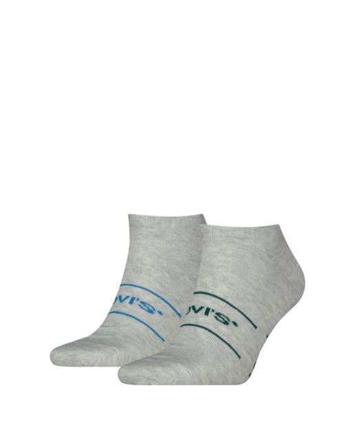 Levi's Gray Sneaker Socks