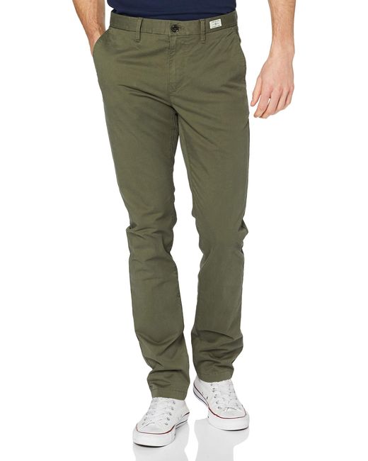 Tommy Hilfiger Baumwolle CORE DENTON STRAIGHT CHINO Straight Leg Hose in  Grün für Herren - Sparen Sie 32% | Lyst DE