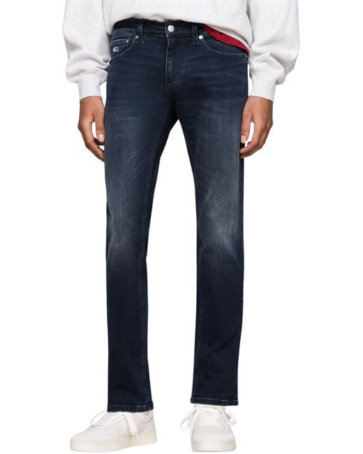 Uomo Jeans Scanton Slim Fit Elasticizzati di Tommy Hilfiger in Blue da Uomo